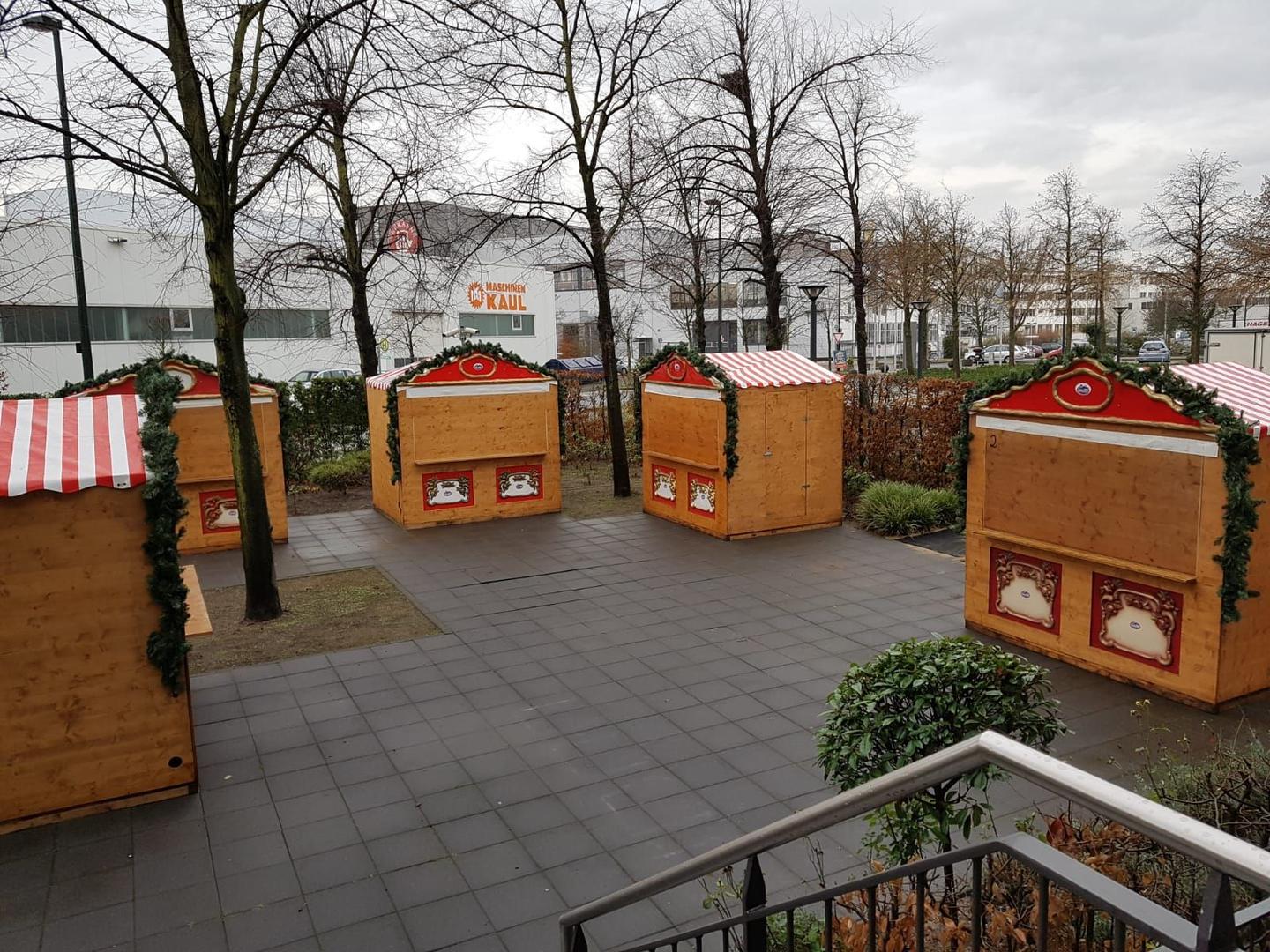 Partyverleih mieten & vermieten - Weihnachtsmarkt - Event-Hütten in Düsseldorf