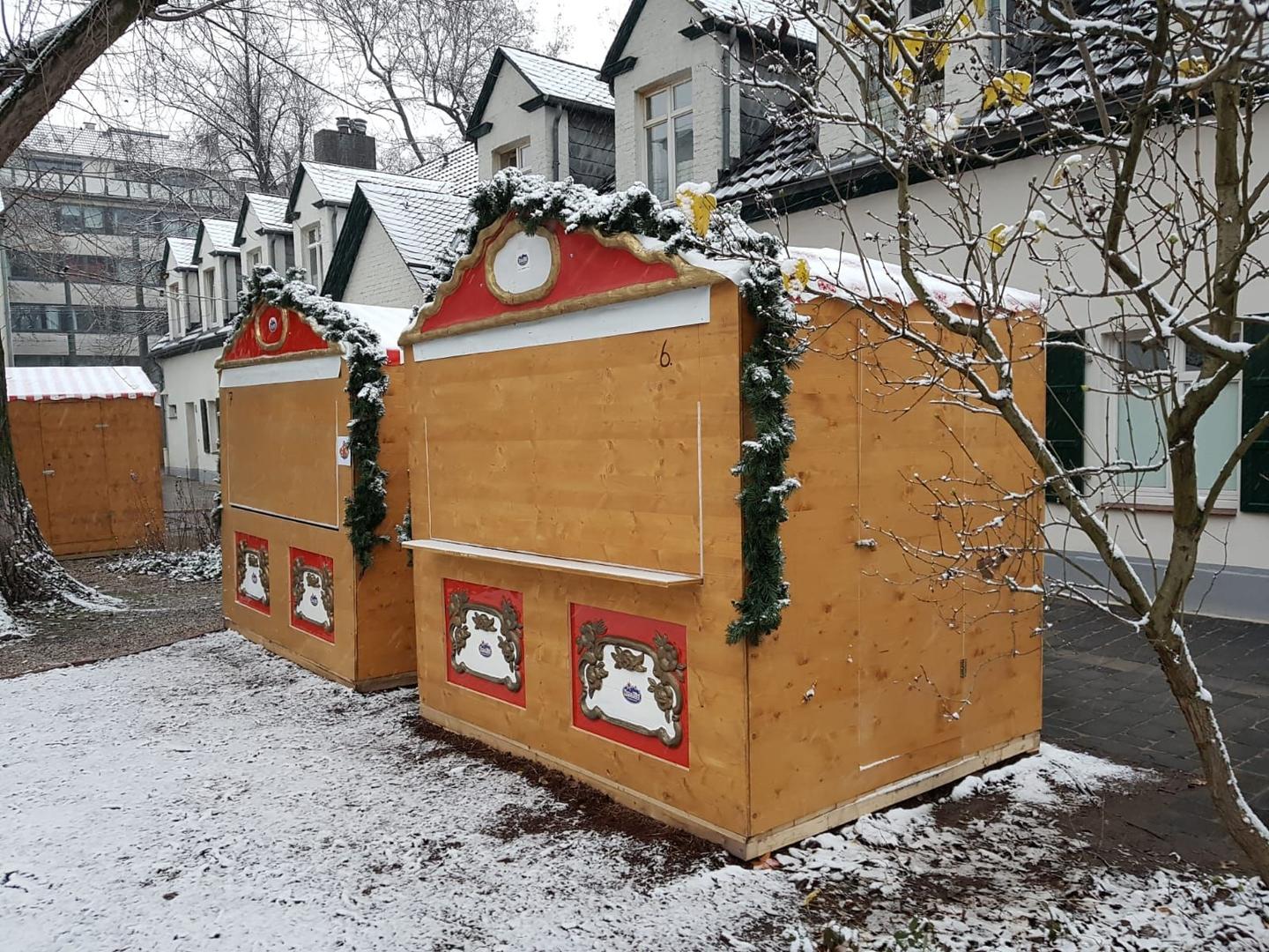 Partyverleih mieten & vermieten - Weihnachtsmarkt - Event-Hütten in Düsseldorf