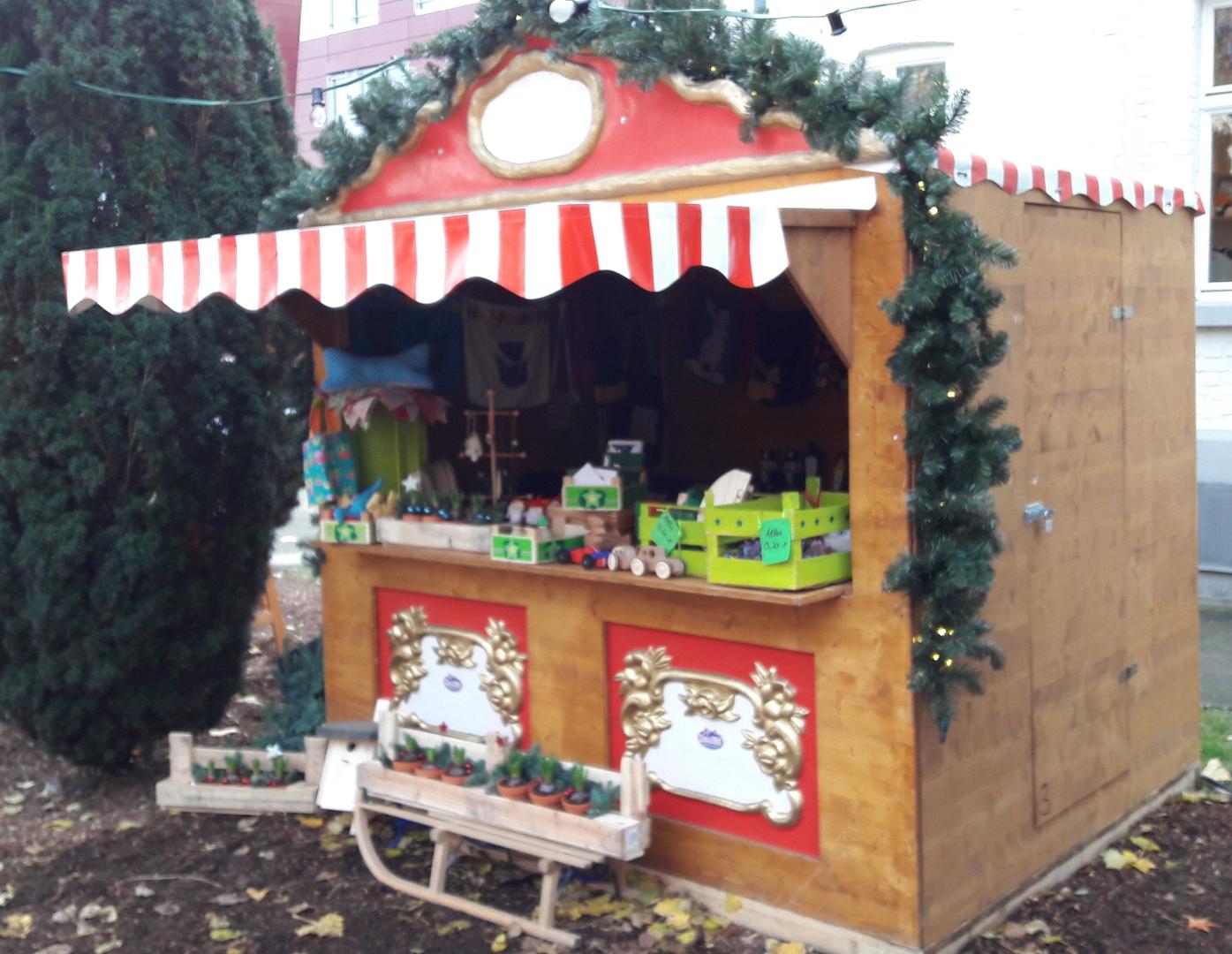 Partyverleih mieten & vermieten - Weihnachtsmarkt - Event-Hütten in Düsseldorf