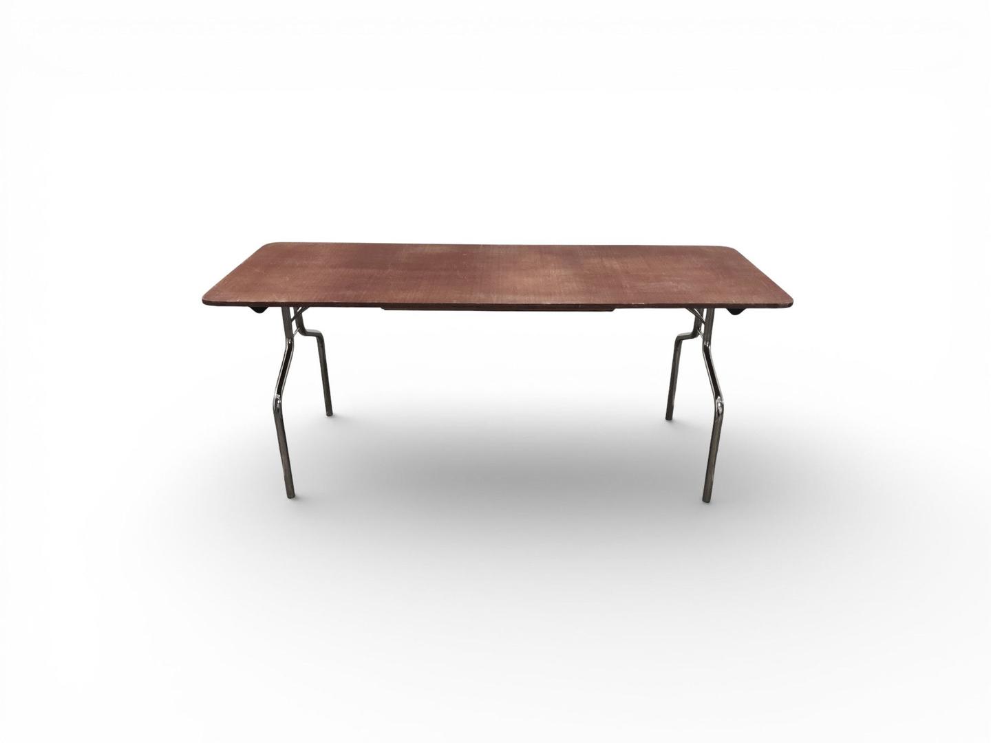 Banketttisch mieten (180×80 cm) – Klappbarer Buffettisch & Esstisch ...