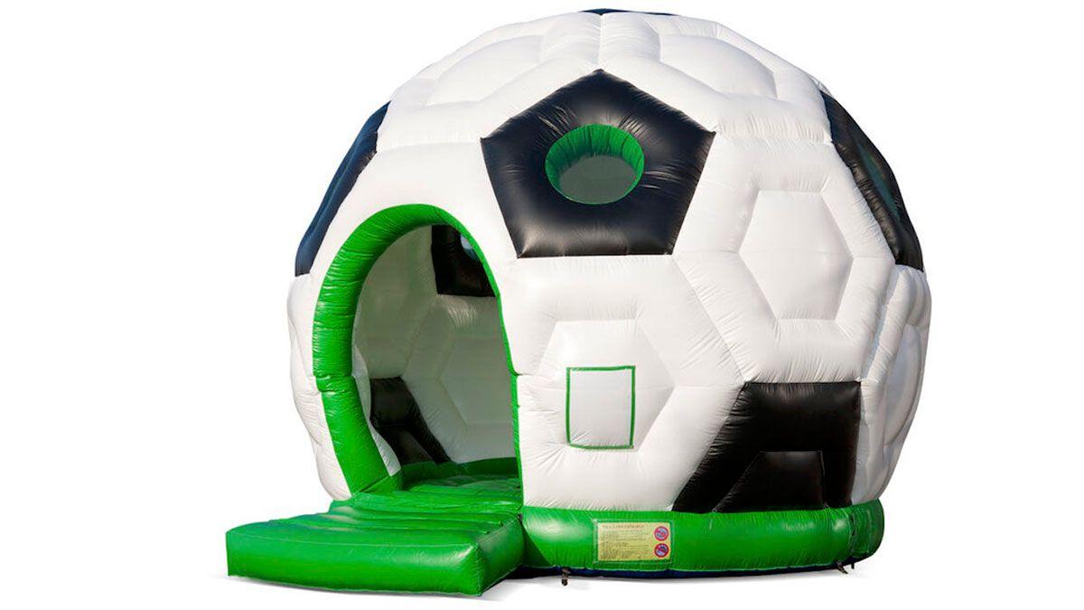 Hüpfburg mieten & vermieten - runde HÜPFBURG FUSSBALL (Fußball) mieten in Chemnitz