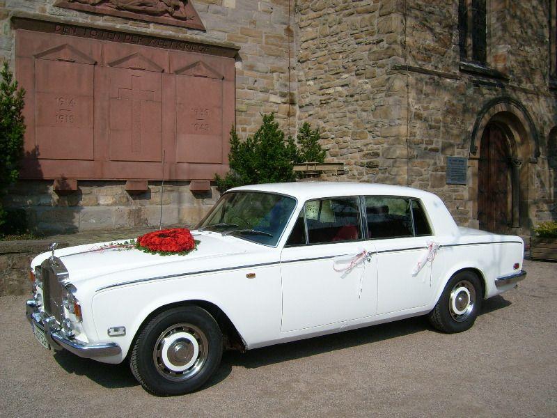 Oldtimer mieten & vermieten - Rolls Royce - Oldtimer - Hochzeitsauto schneeweiß in Meppen