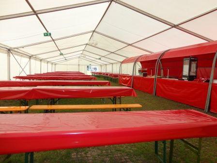 Partyzelte mieten & vermieten - Festzelt, Partyzelt, Großzelt 8m x 24m = 192m² in Berlin