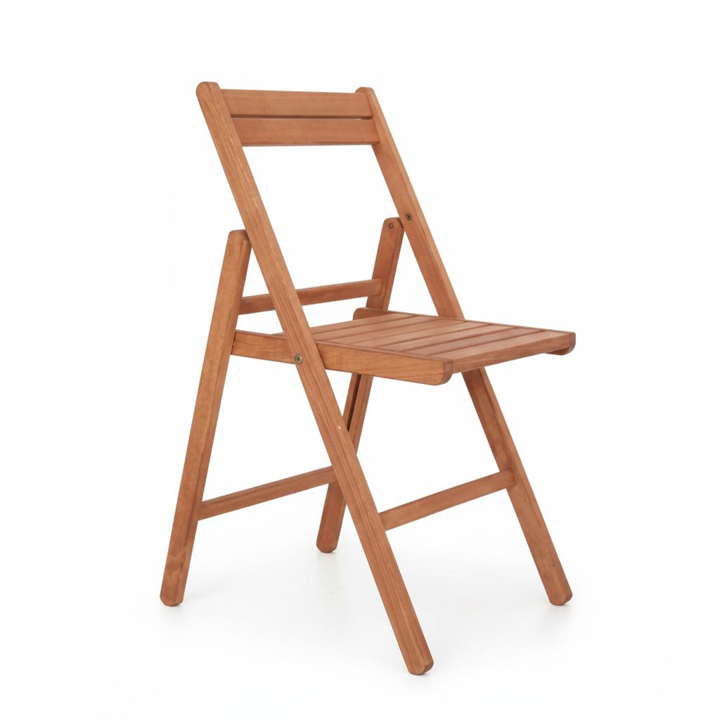 Stühle mieten & vermieten - Holzklappstuhl mieten – Stabiler Stuhl aus Buchenholz für Events & Hochzeiten in Wuppertal