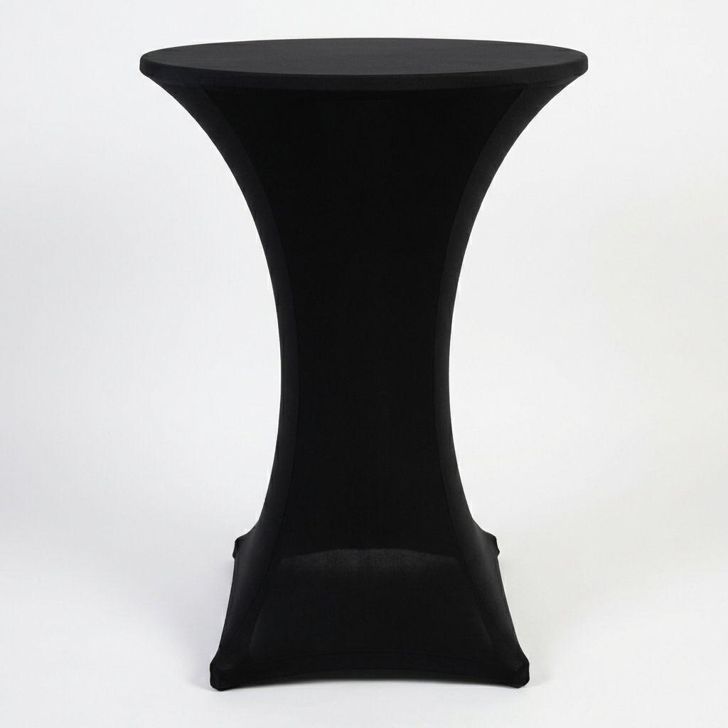 Stehtische mieten & vermieten - Stehtisch mit Stretch-Husse mieten (Ø 80 cm) – Weiß, Schwarz oder Rot inkl. Reinigung in Wuppertal