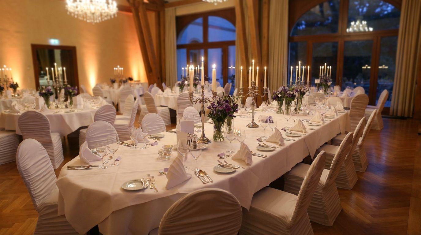 Buffetzubehör mieten & vermieten - Kerzenständer mieten – Edle Kandelaber in Silber & Gold für Ihre Tischdeko in Wuppertal