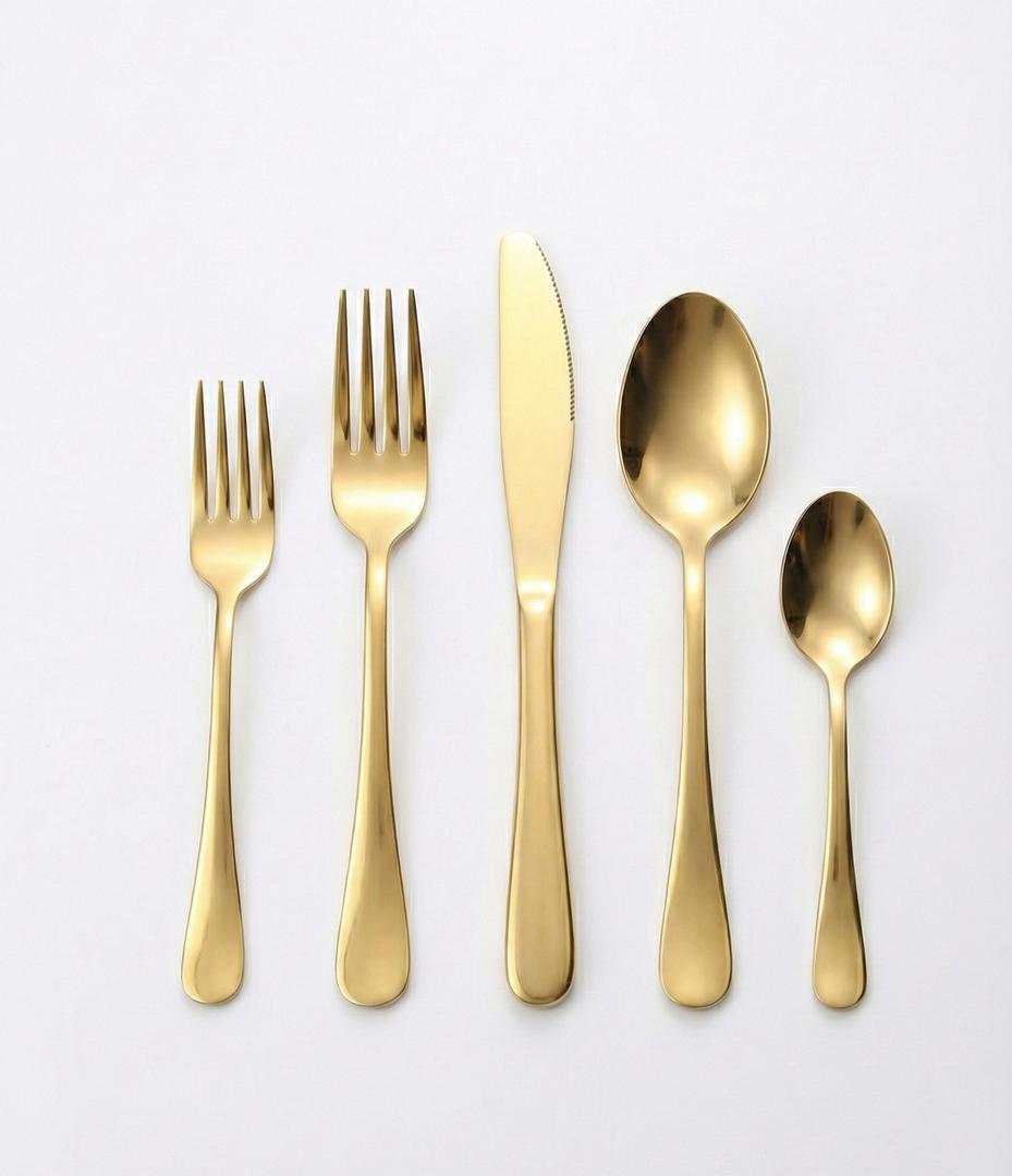 Besteck mieten & vermieten - Menübesteck mieten – 3 Design-Linien: Standard, Gold & Silber Monte Carlo in Wuppertal