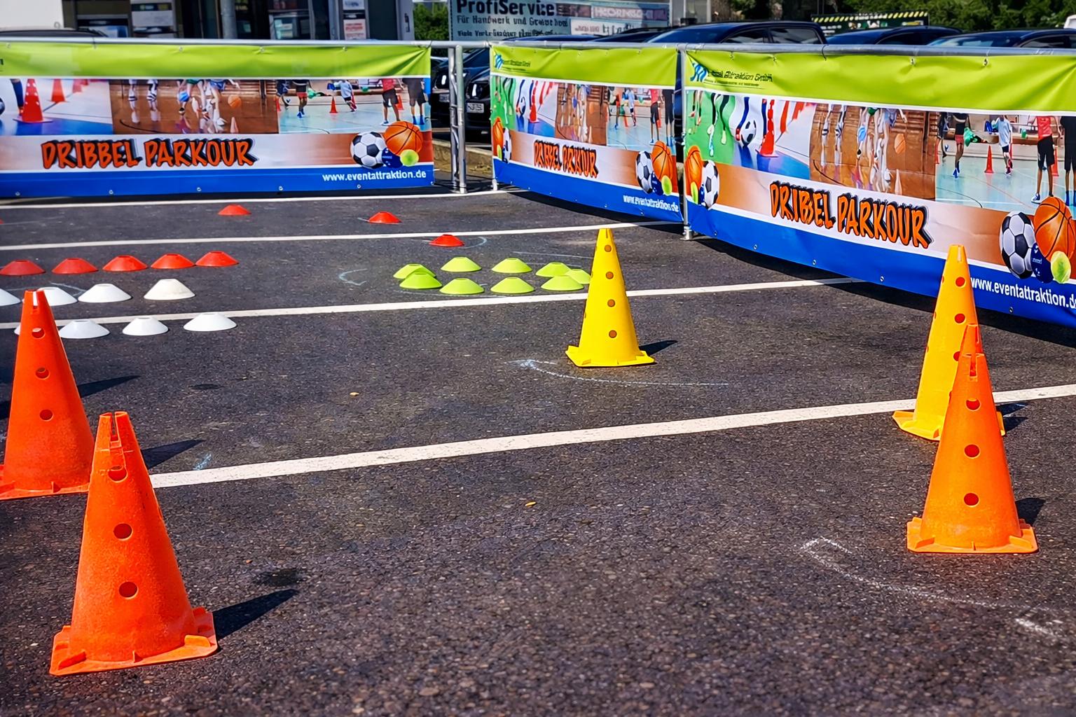 Bullriding mieten & vermieten - Dribbel-Parkour mieten in Bramsche