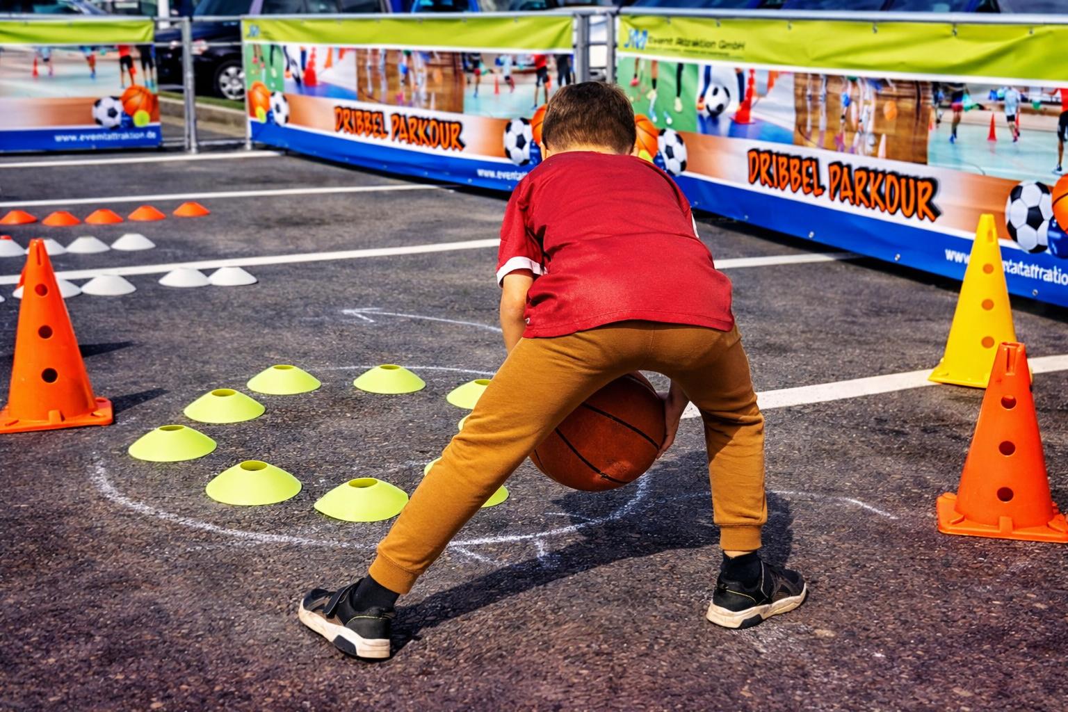 Bullriding mieten & vermieten - Dribbel-Parkour mieten in Bramsche