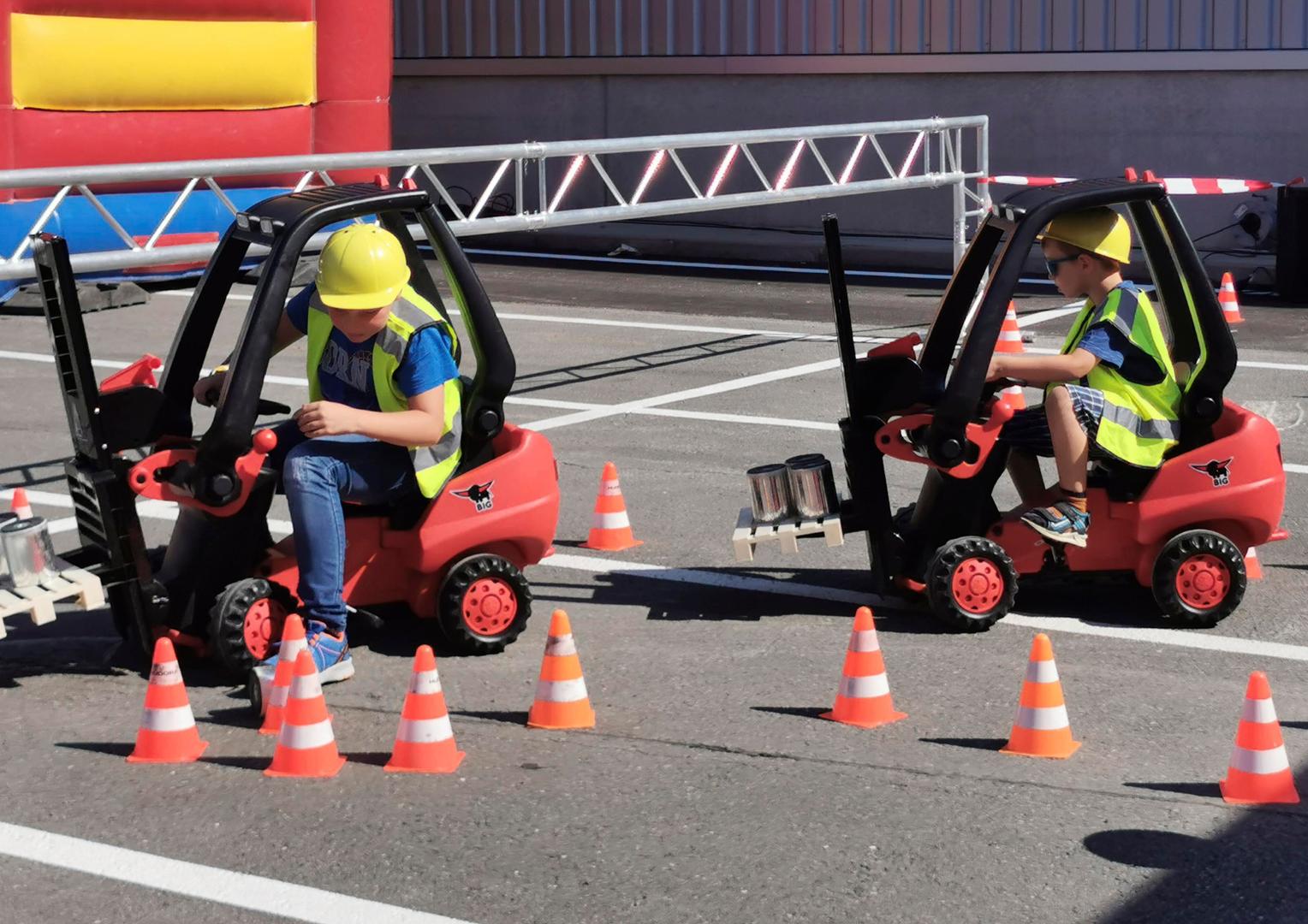 Parcours mieten & vermieten - Tretstapler-ParKour mieten in Bramsche