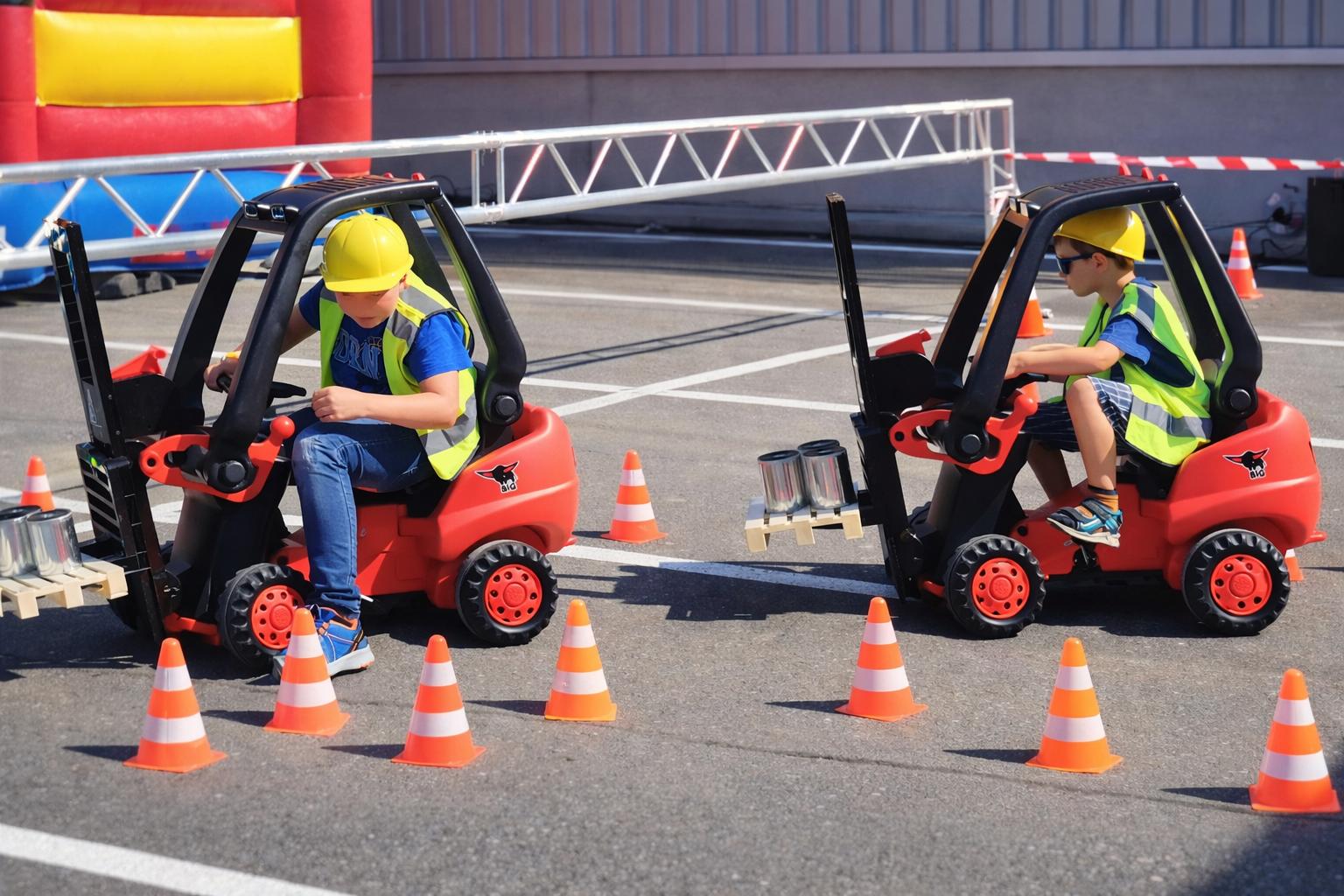 Parcours mieten & vermieten - Tretstapler-ParKour mieten in Bramsche