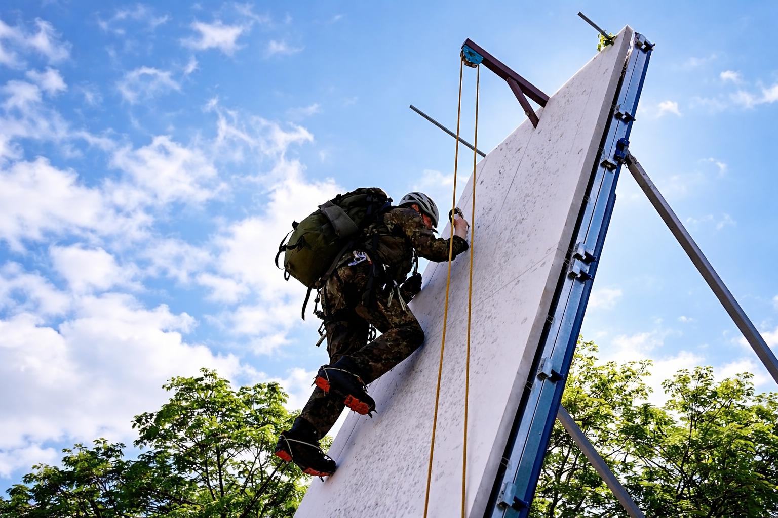 Klettergeräte mieten & vermieten - Mobile Eiskletterwand mieten in Bramsche