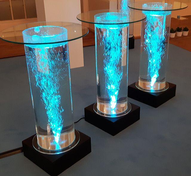Fackeln & Feuereffekte mieten & vermieten - Wasserstehtisch Stehtisch Wassersäule in Krefeld
