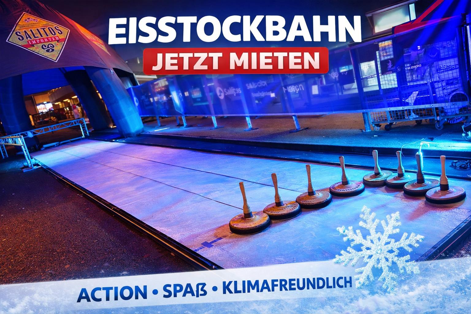 Curlingbahn mieten & vermieten - Mobile Eisstockbahn mieten in Bramsche