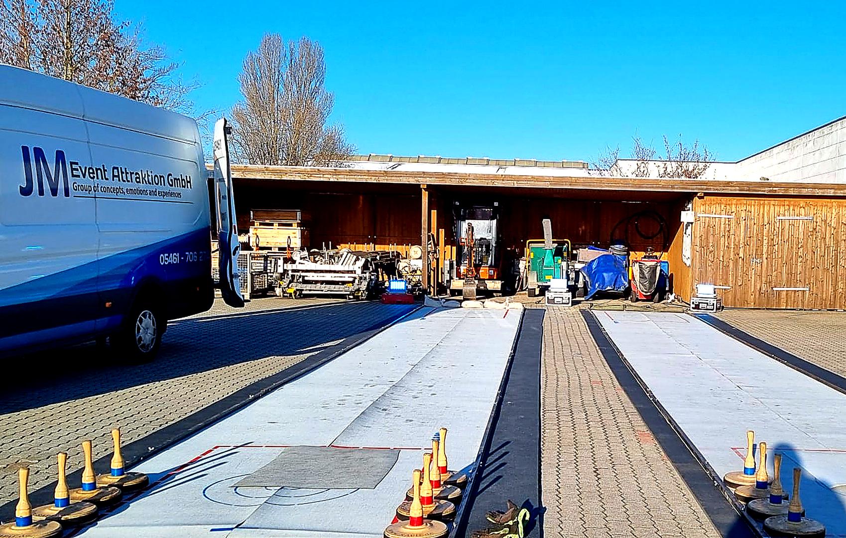 Curlingbahn mieten & vermieten - Mobile Eisstockbahn mieten in Bramsche