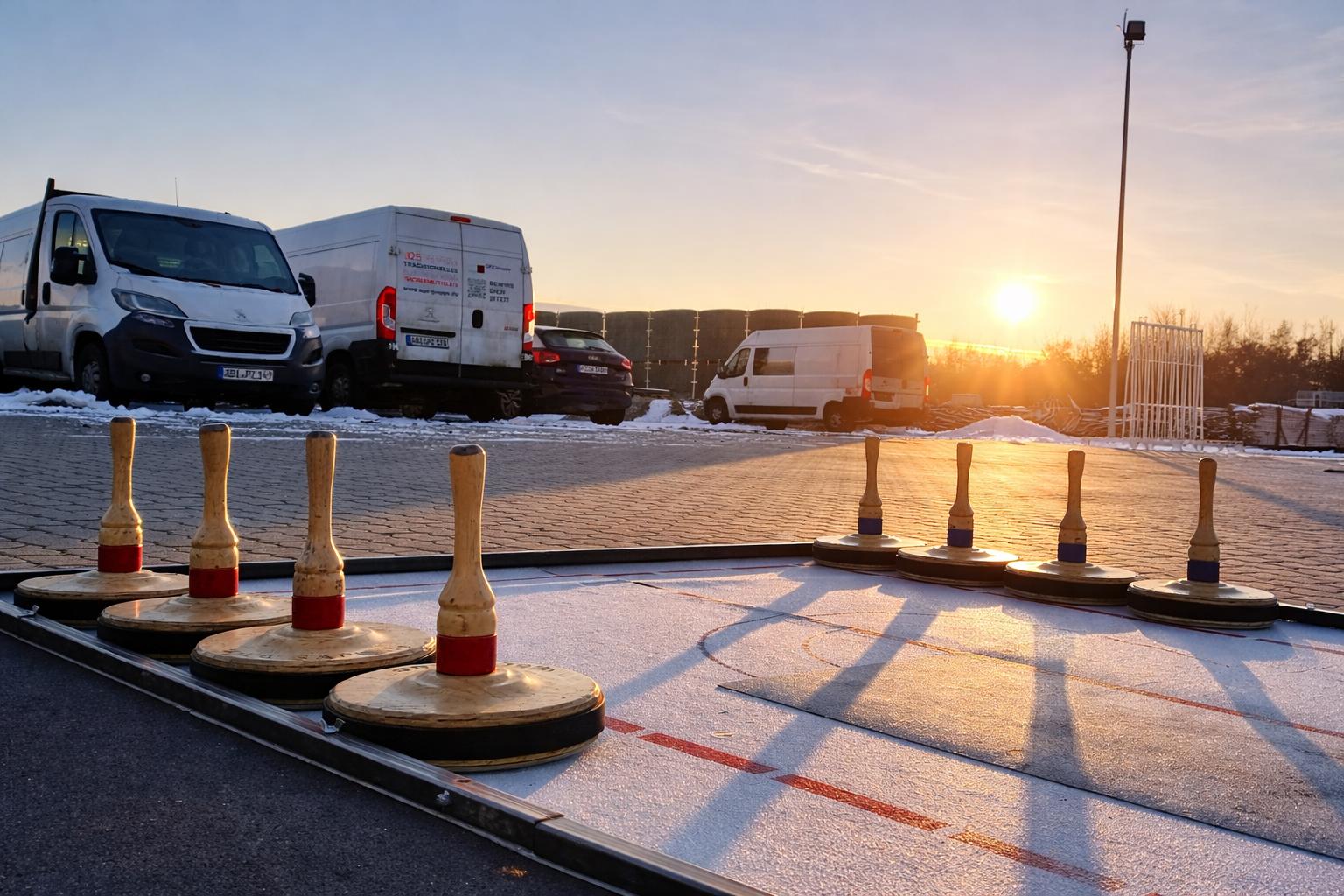 Curlingbahn mieten & vermieten - Mobile Eisstockbahn mieten in Bramsche