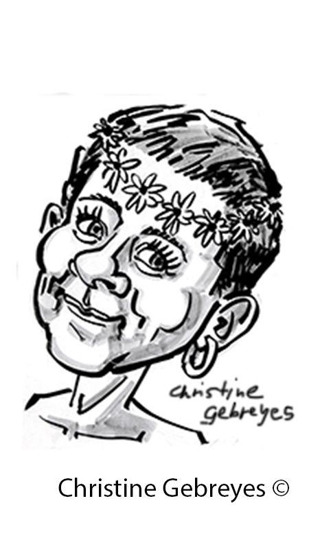 Schnellzeichner mieten & vermieten - Eventzeichnerin Christine in Berlin