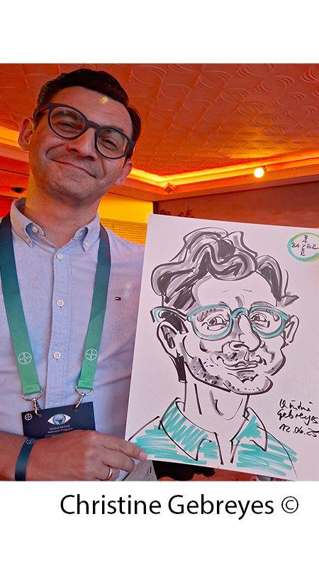 Schnellzeichner mieten & vermieten - Eventzeichnerin Christine in Berlin