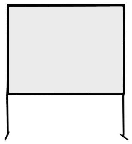 Leinwand mieten & vermieten - Rückprojektionstuch 2,80 x 2,10 m in Reinstädt