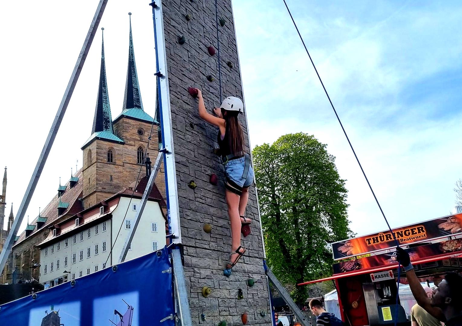 Kletterwand mieten & vermieten - Kletterwand Eiger - Co2 neutral - green event modul in Bramsche