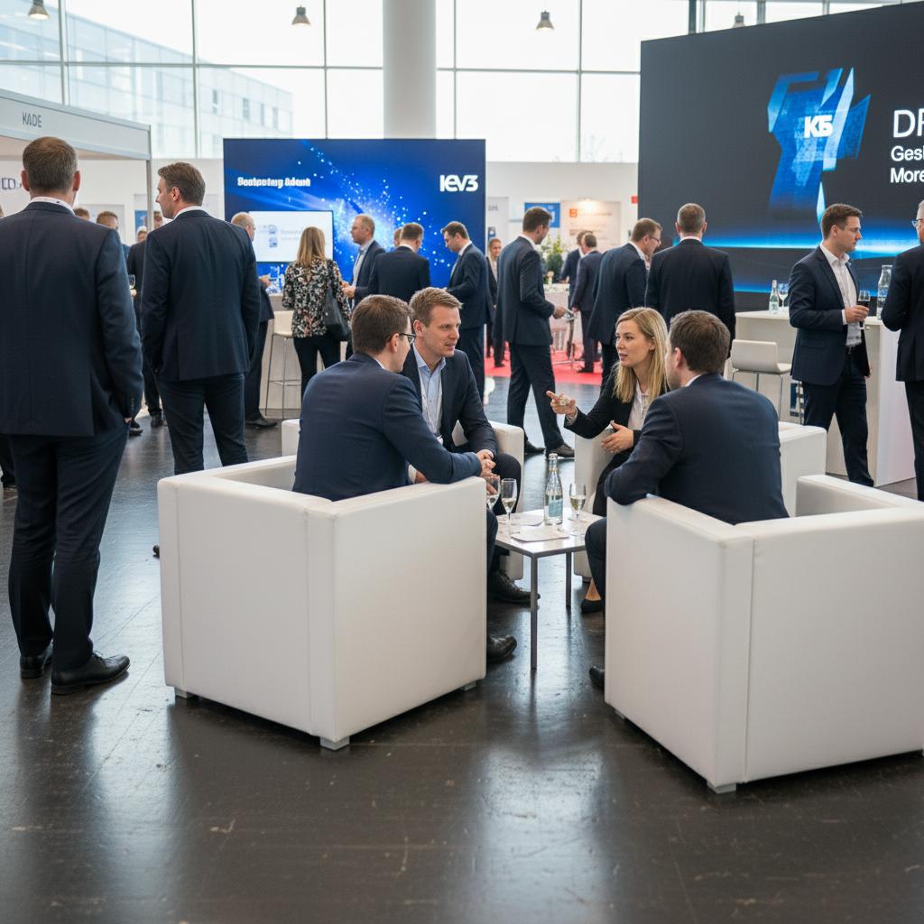 Loungemöbel mieten & vermieten - Weißer Loungesessel mieten – Clubsessel in Kunstleder für Business & Messe in Wuppertal