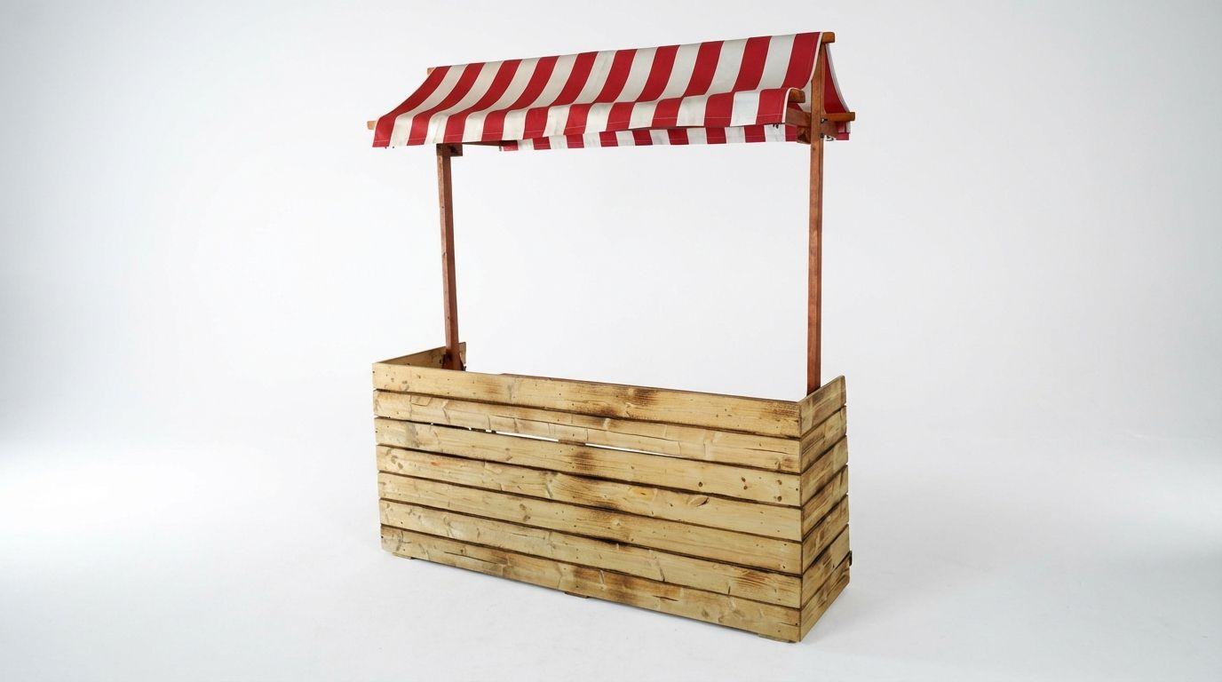 Verkaufsstand mieten & vermieten - Nostalgischer Marktstand mieten – Candy Bar & Verkaufsstand für Hochzeit & Event in Wuppertal