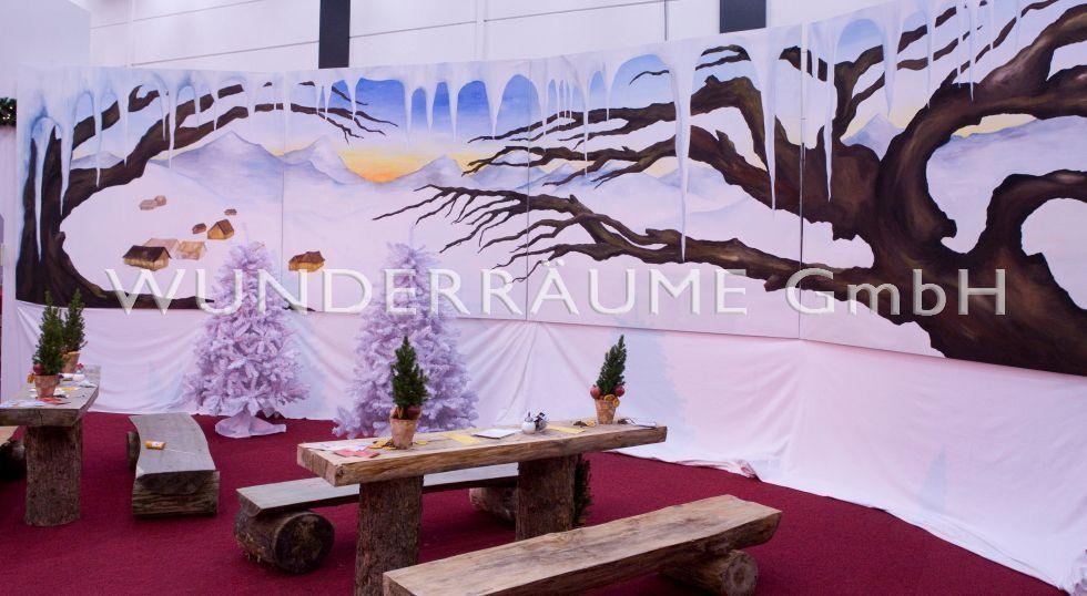 Kulissen mieten & vermieten - Größter dt. Winter & Weihnachtsfundus XXL, WUNDERRÄUME GmbH vermietet: Dekoration / Kulisse für Event, Messe, Veranstaltung, Incentive, Mitarbeiterfest, Firmenjubiläum in Lichtenstein/Sachsen