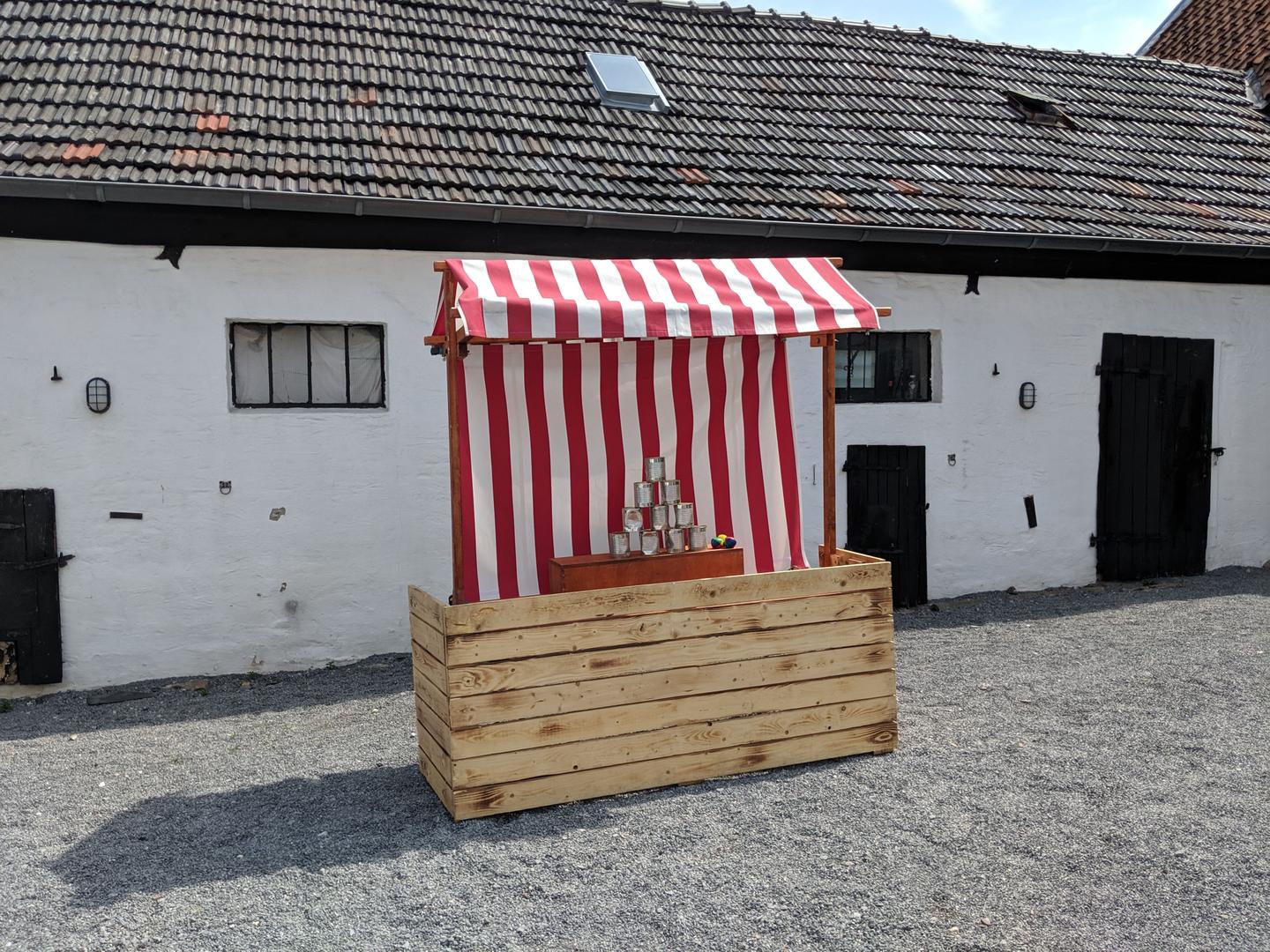 weitere Eventmodule mieten & vermieten - Dosenwerfen im Jahrmarkt-Stil mieten | Das Wurfspiel für Ihr Event in Wuppertal
