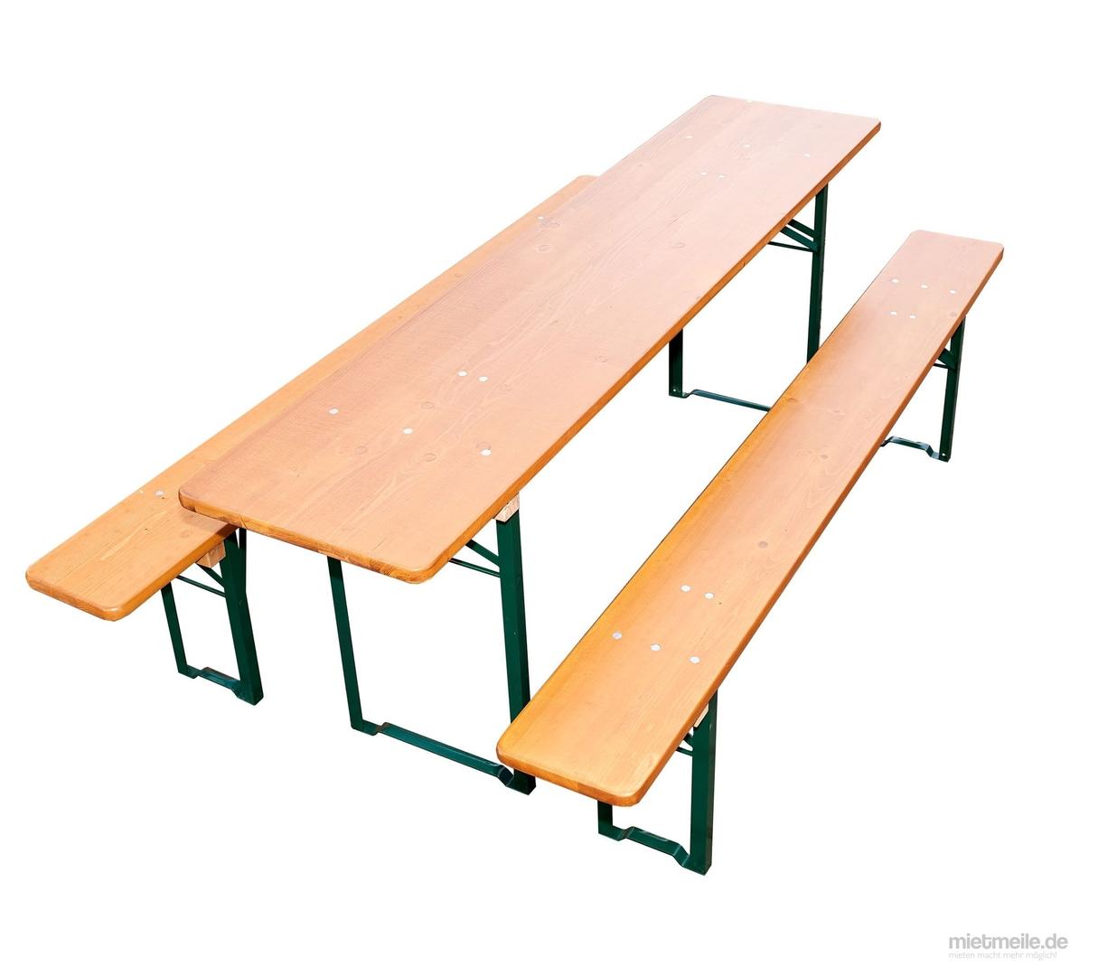 Bierzeltgarnitur mieten & vermieten - Bierzeltgarnitur Festzeltgarnitur Bierbank MIETEN in Erfurt