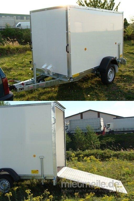 Motorradanhänger mieten & vermieten - Geschlossener 1er Motorradanhänger 1300 kg gebremst abschließbar – 100 km/h in Elsdorf (Rheinland)