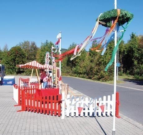 Saisonale Dekoration mieten & vermieten - Oktoberfestkranz inkl. Mast inkl.19%MwSt. in Münnerstadt