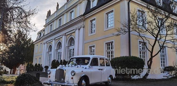 Hochzeitsauto mieten & vermieten - LondonTaxi/Wedding Kutsche in weiss zur Hochzeit-Fotoshooting-Hochzeitsauto-London Taxi in Köln