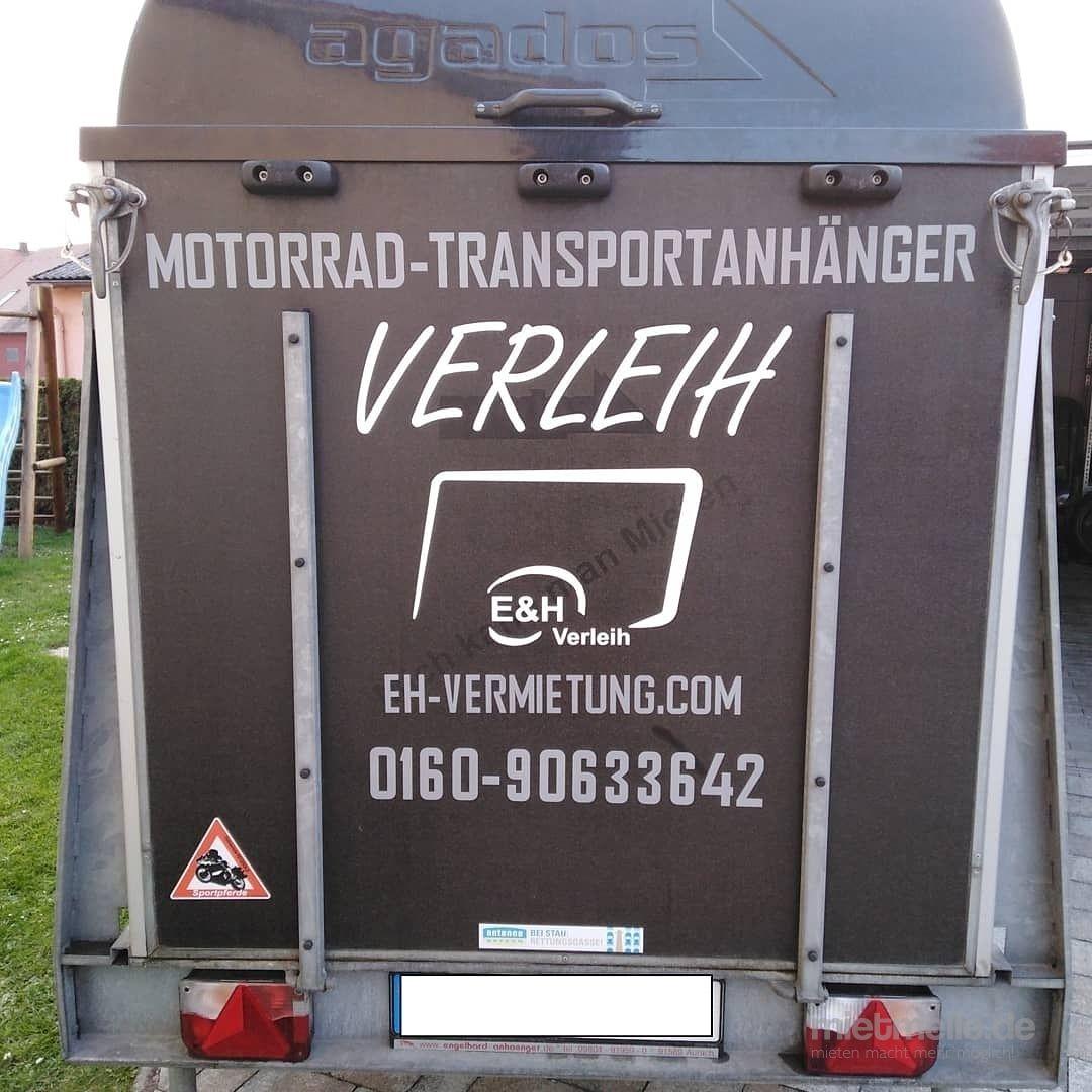 Motorradanhänger mieten & vermieten - Transport Anhänger Verleih ab 25€ pro Tag in Wolfsegg