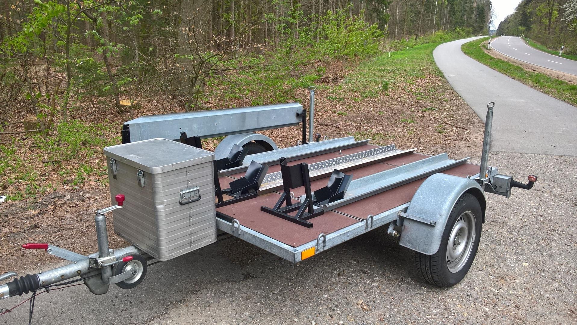 Motorradanhänger mieten & vermieten - Transport Anhänger Verleih ab 25€ pro Tag in Wolfsegg