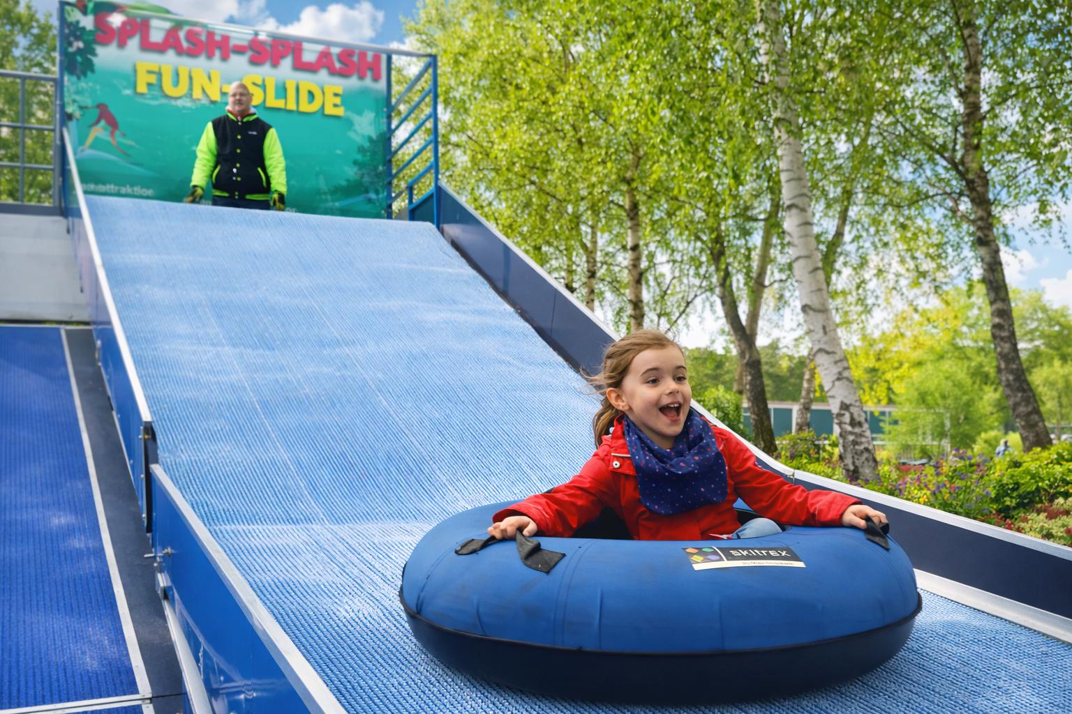 weitere Eventmodule mieten & vermieten - Fun Slide – mobile Sommerrodelbahn– Co2 neutral - Tubingbahn - Reifenrutsche - green event modul in Bramsche