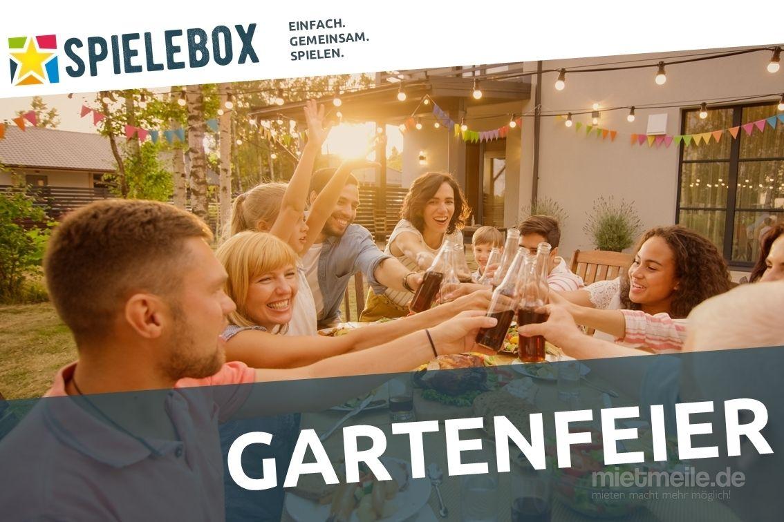 Partyverleih mieten & vermieten - Spielebox - Gartenfeier. Spiele für Ihre Feier im Garten unter freiem Himmel. in Berlin Friedrichshain