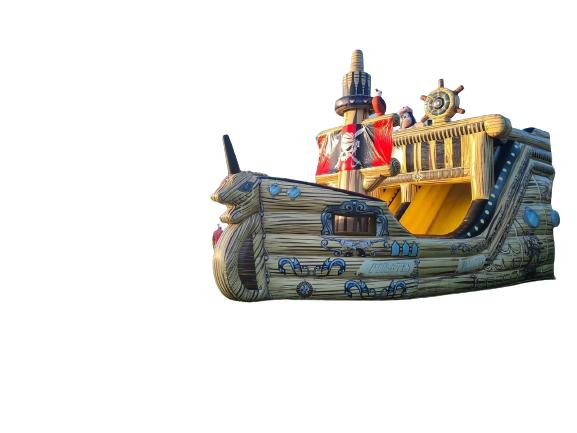 Hüpfburg mieten & vermieten - Piratenschiff "mega mit Rutsche" Hüpfburg * in Böblingen