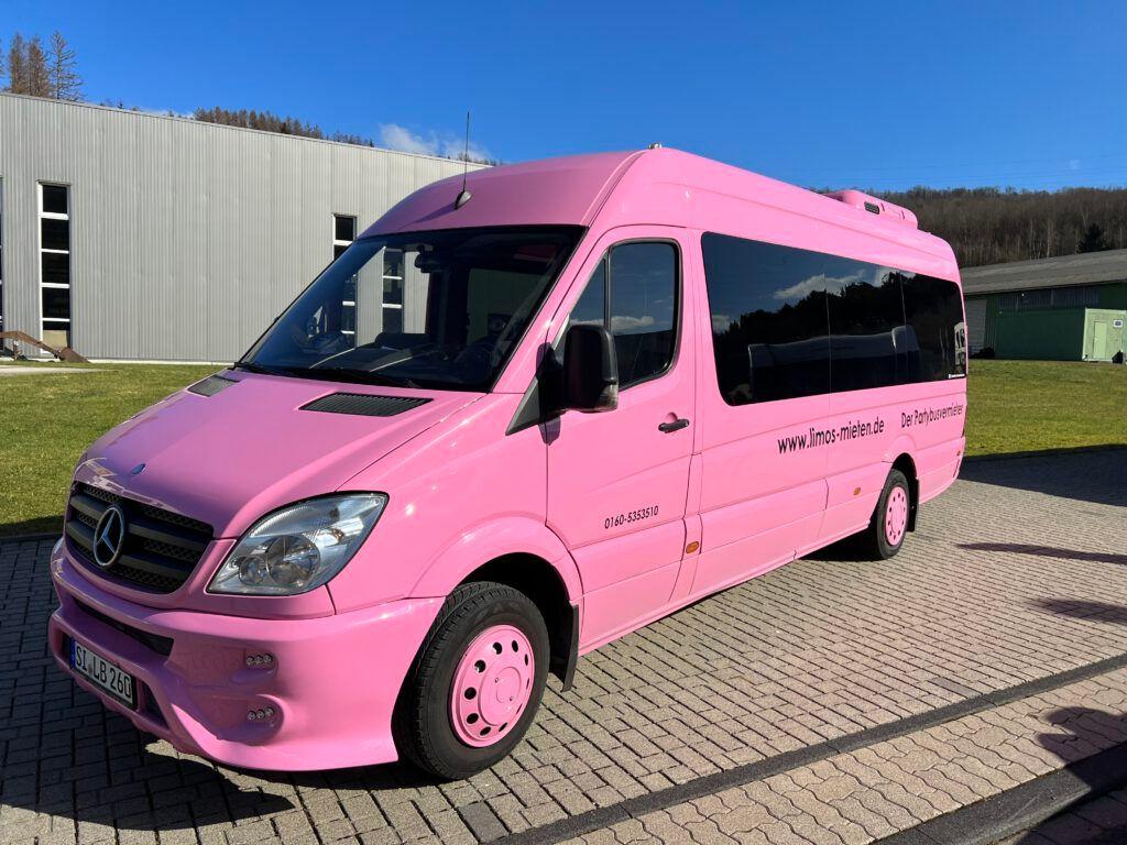 Bus mieten & vermieten - Partybus Pink in Hilchenbach