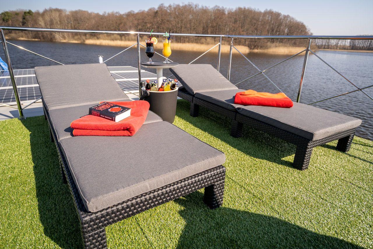 Motorboote mieten & vermieten - my Seahouse Luxus Hausboote mieten auf der Mecklenburgischen Seenplatte! Führerscheinfrei! in Buchholz
