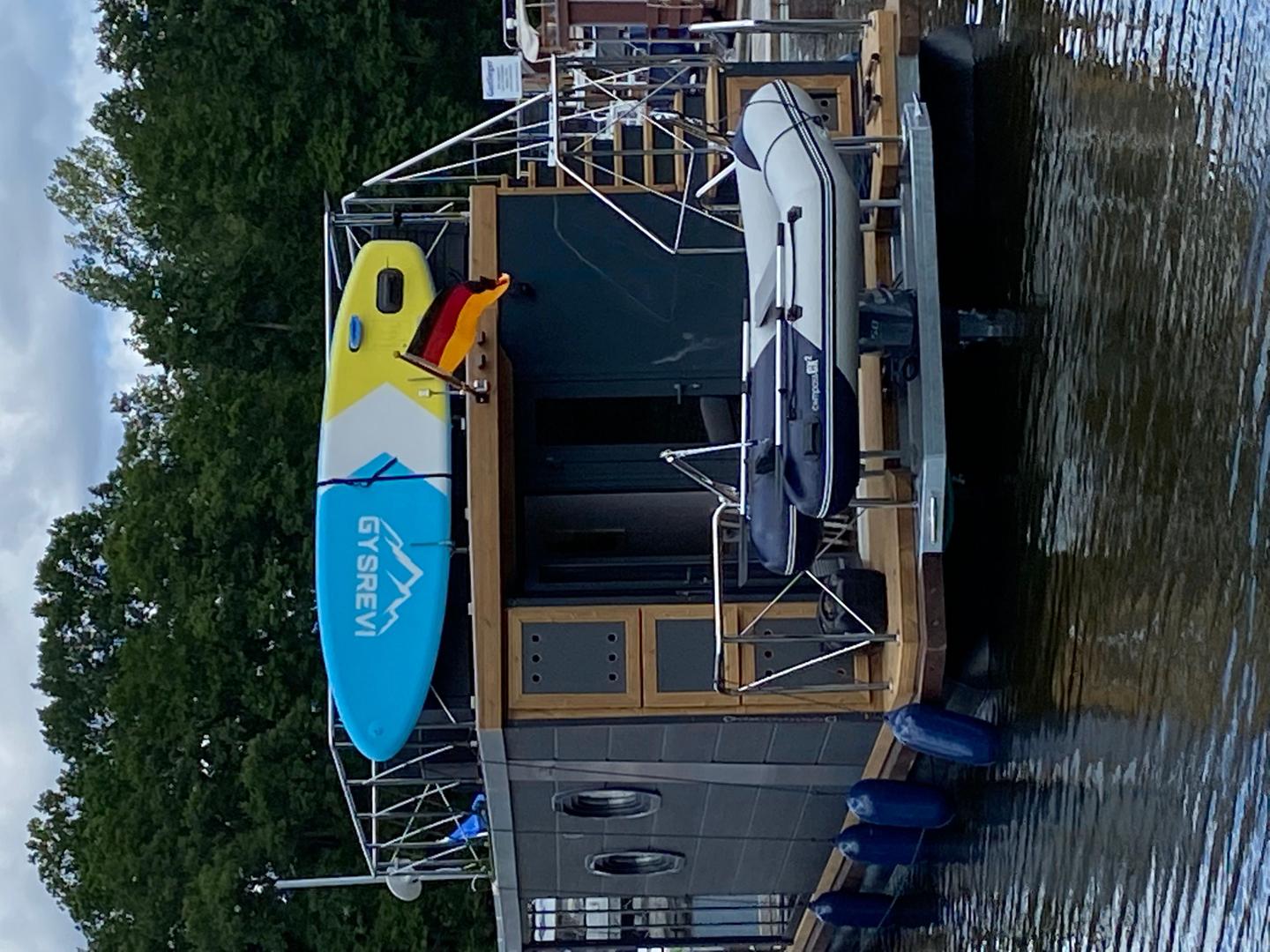 Motorboote mieten & vermieten - my Seahouse Luxus Hausboote mieten auf der Mecklenburgischen Seenplatte! Führerscheinfrei! in Buchholz