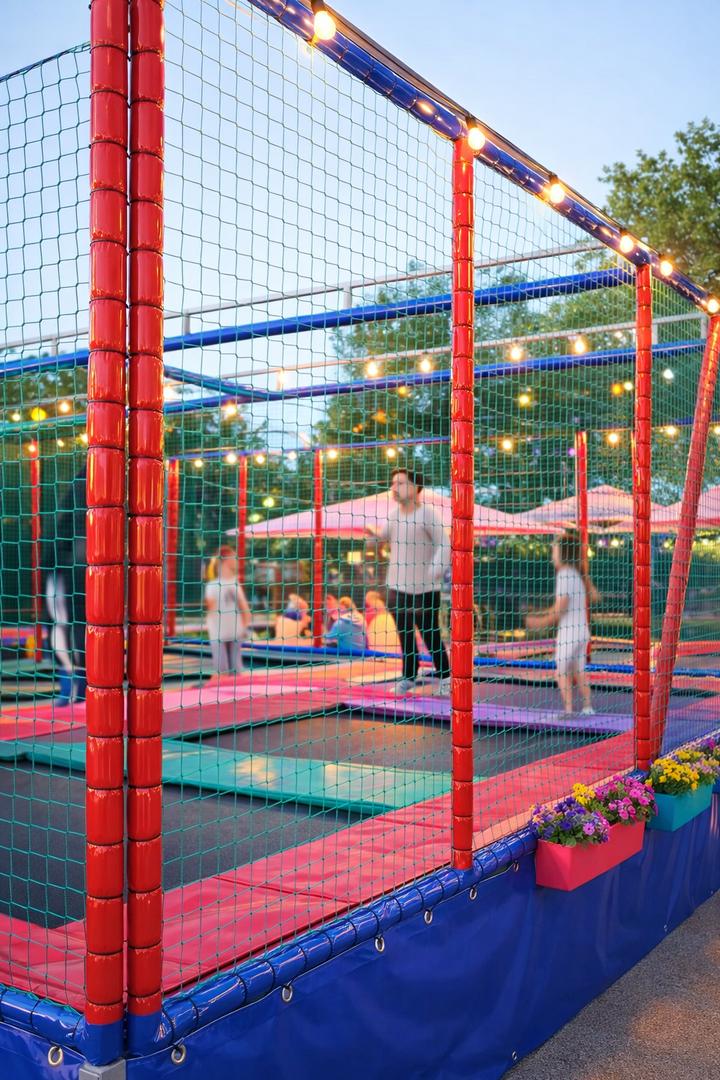 Trampoline mieten & vermieten - Sechser Trampolin mieten – Jump and Fun in Bramsche