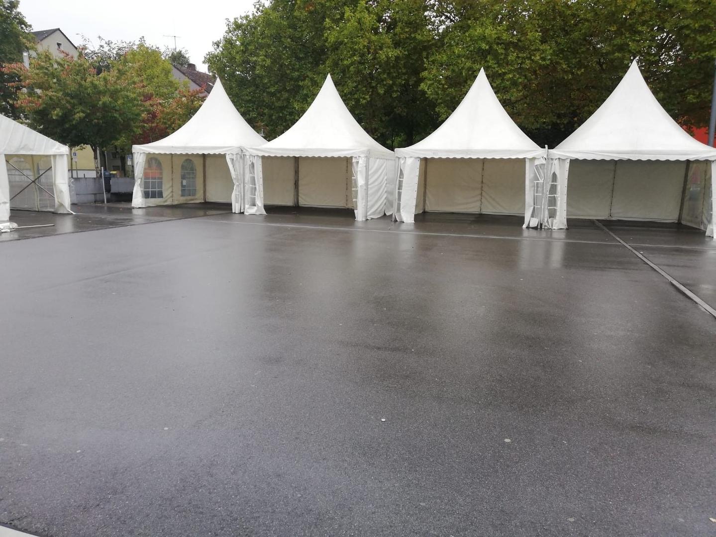 Festzelt 6x10 M – Schwerentflammbar, Wasserdicht, Mit Bodenrahmen, Ideal Für Partys & Events