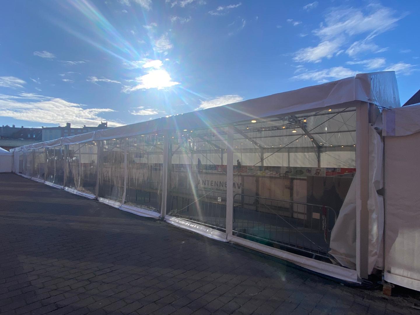 Festzelt mieten & vermieten - RÖDER Festzelt 50,00 x 15,00 Meter mit 3 Meter Seitenhöhe WINDLASTZONE 4 ZELT in Wismar