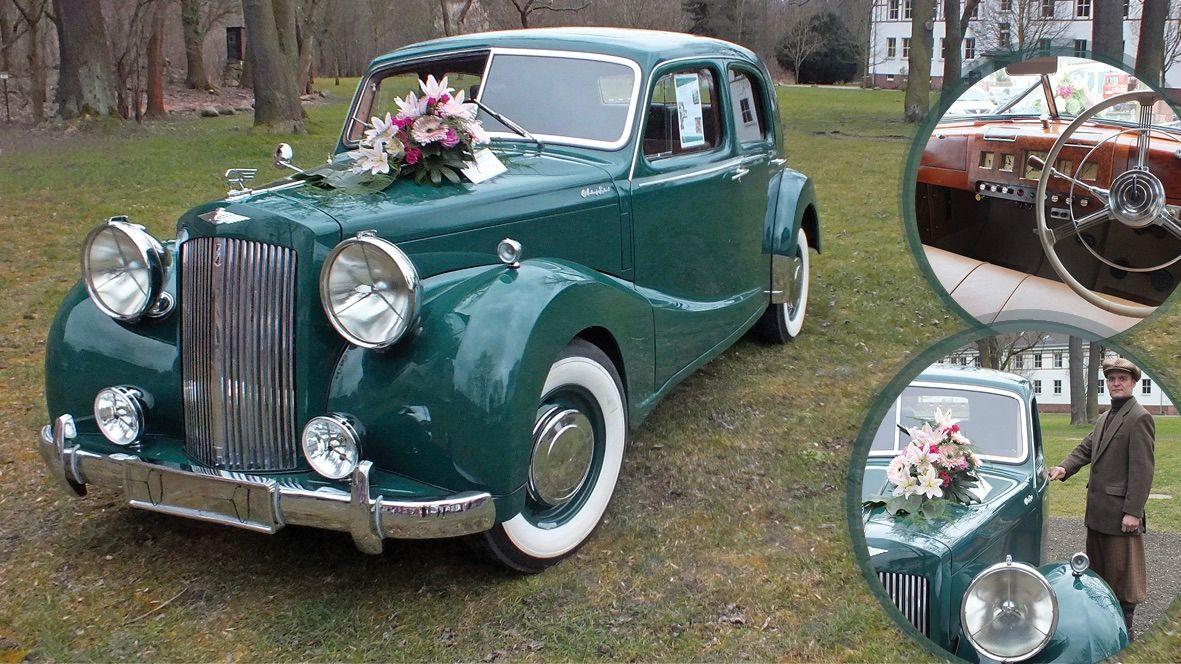 Oldtimer mieten & vermieten - Austin Sheerline A125 Bj. 1952 mit Chauffeur in Naunhof