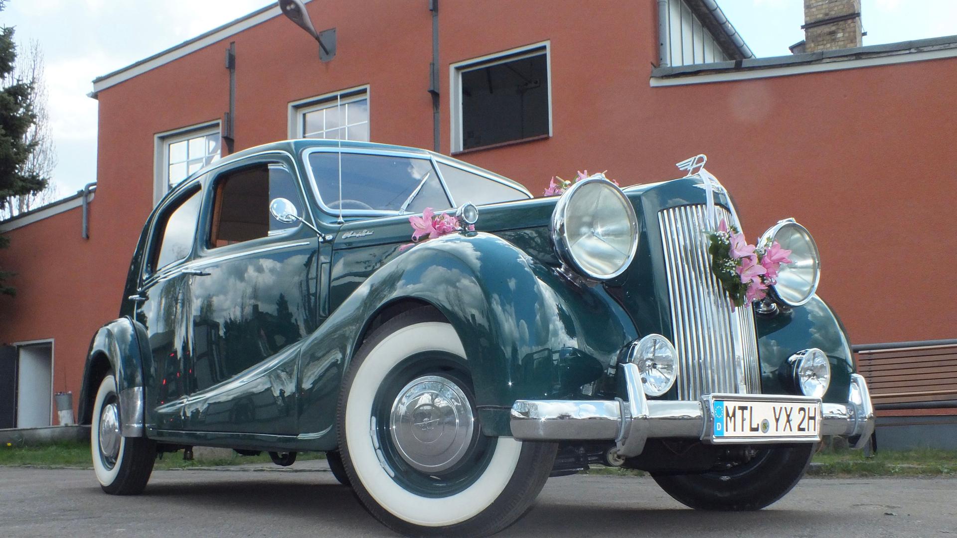 Oldtimer mieten & vermieten - Austin Sheerline A125 Bj. 1952 mit Chauffeur in Naunhof