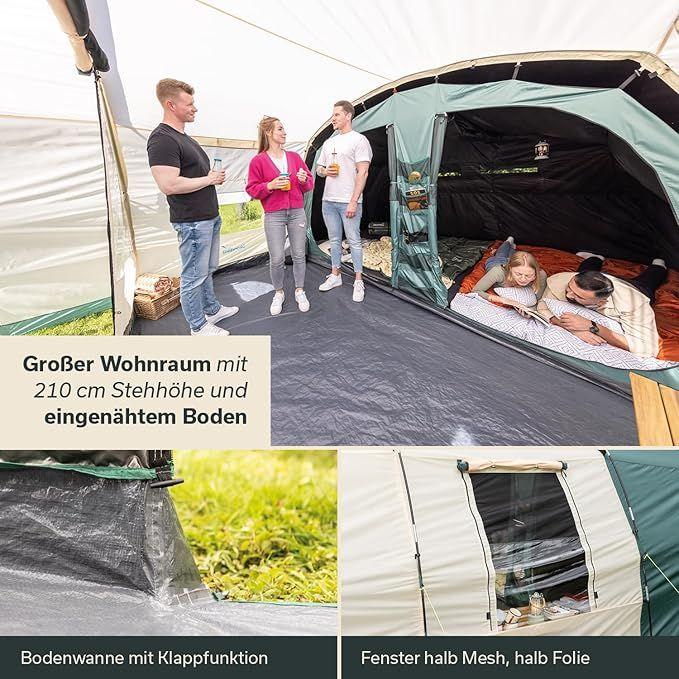 Camping Zelte mieten & vermieten - Tunnelzelt Camping Campingzelt 5 Personen 4950x3700x2000 Campingzelte Baldachin-Überdachung in Elsdorf (Rheinland)