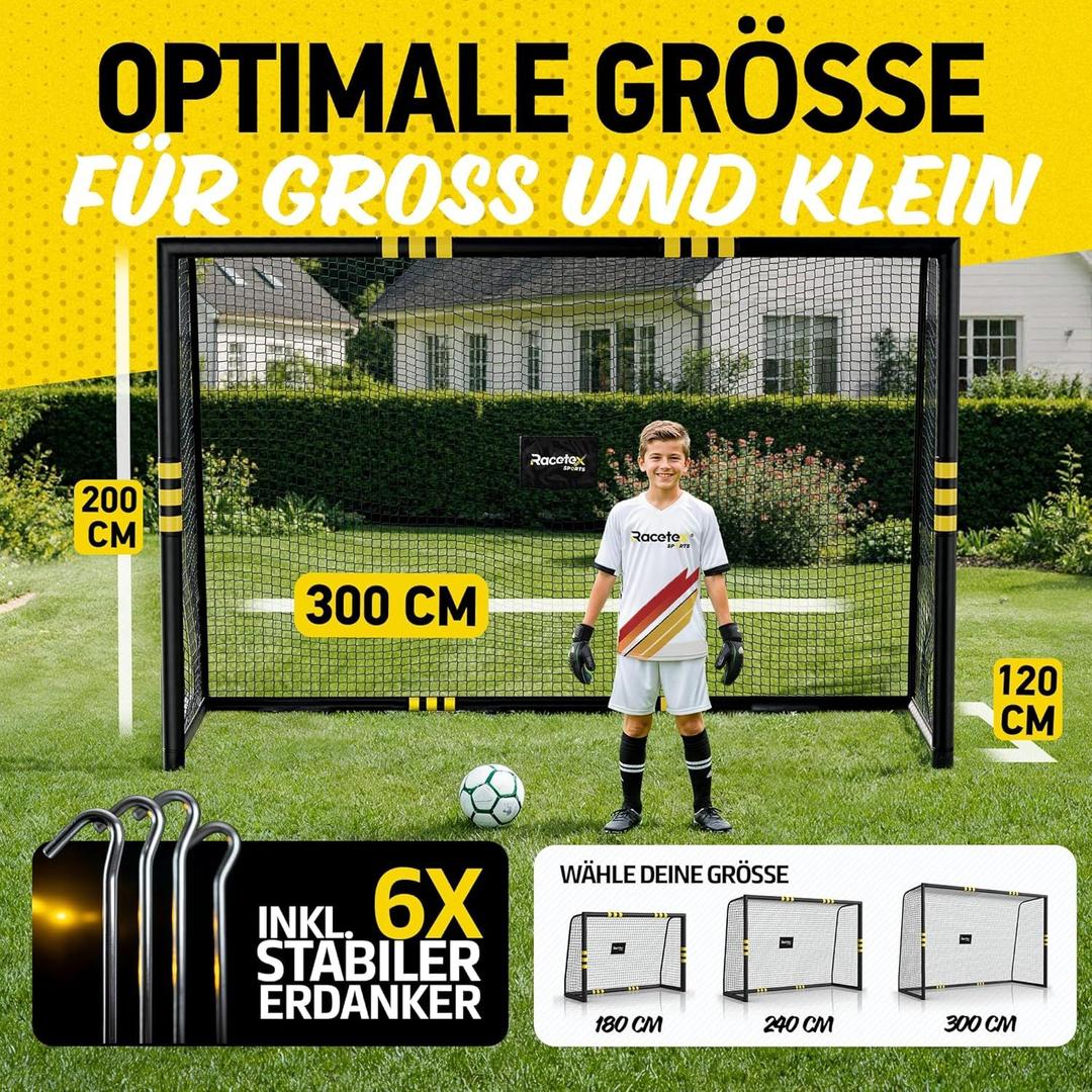 Torwand mieten & vermieten - Fussball Tor für Garten Kinder und Erwachsene Fußballtor Torwand 3 x 2 m in Elsdorf (Rheinland)