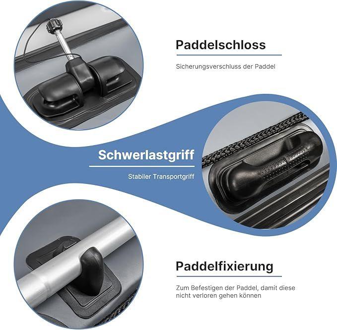 Campingzubehör mieten & vermieten - Sportboot Schlauchboot Angelboot 330 cm Luftboden Angelboot Tragetasche 2 Paddel Traglast 550 kg in Elsdorf (Rheinland)