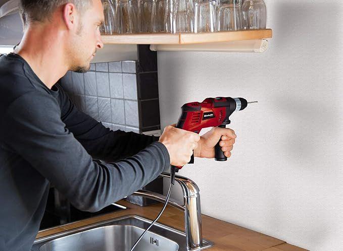 Bohrmaschine mieten & vermieten - Bohrhammer-Set Bohrmaschine E Kit + 64 1010 Watt Drehzahlelektronik 13 mm Schnellspannbohrfutter in Elsdorf (Rheinland)