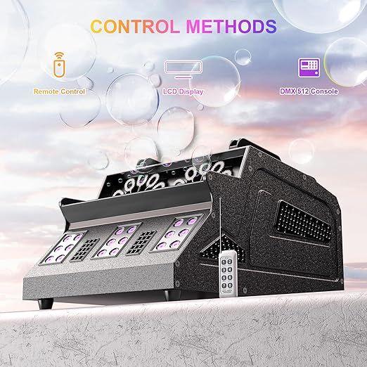 Nebelmaschine mieten & vermieten - Nebelmaschine Seifenblasenmaschine 1500 W 18 LED´s Fernbedienung Bubble Maker Seifenblasenmacher in Elsdorf (Rheinland)